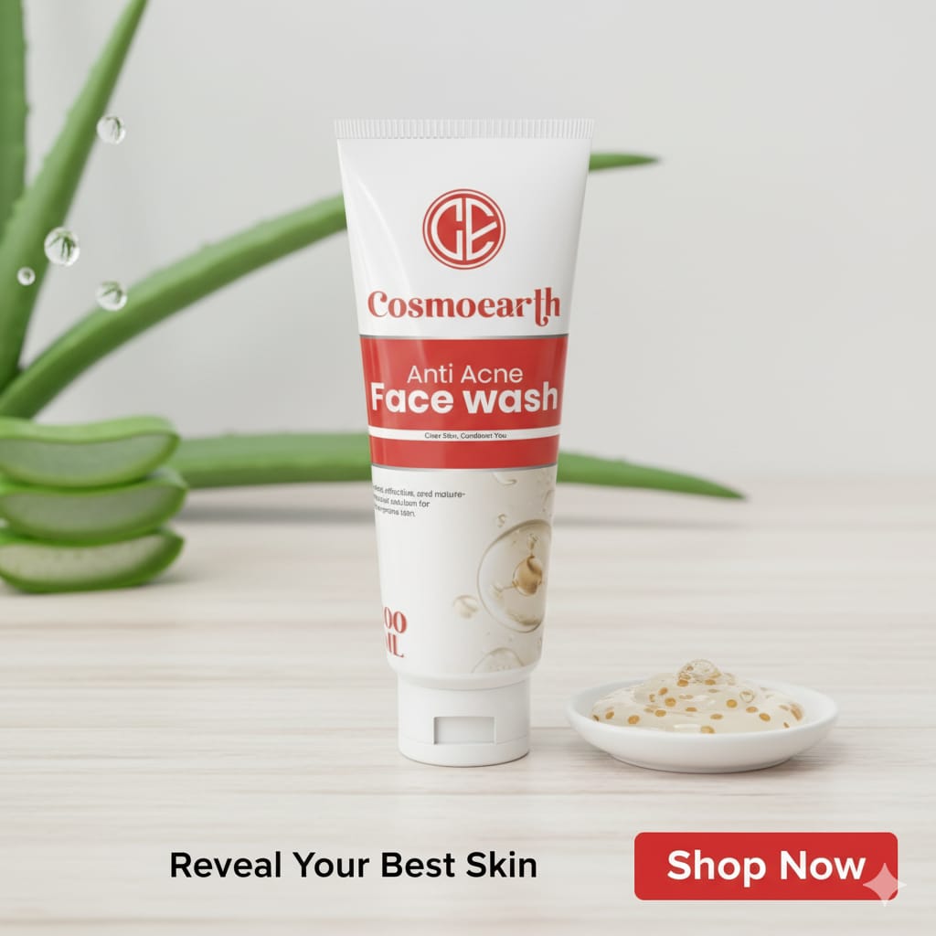Cosmoearth Anti Acne Face Wash for Oily & Acne-Prone Skin | 100ml