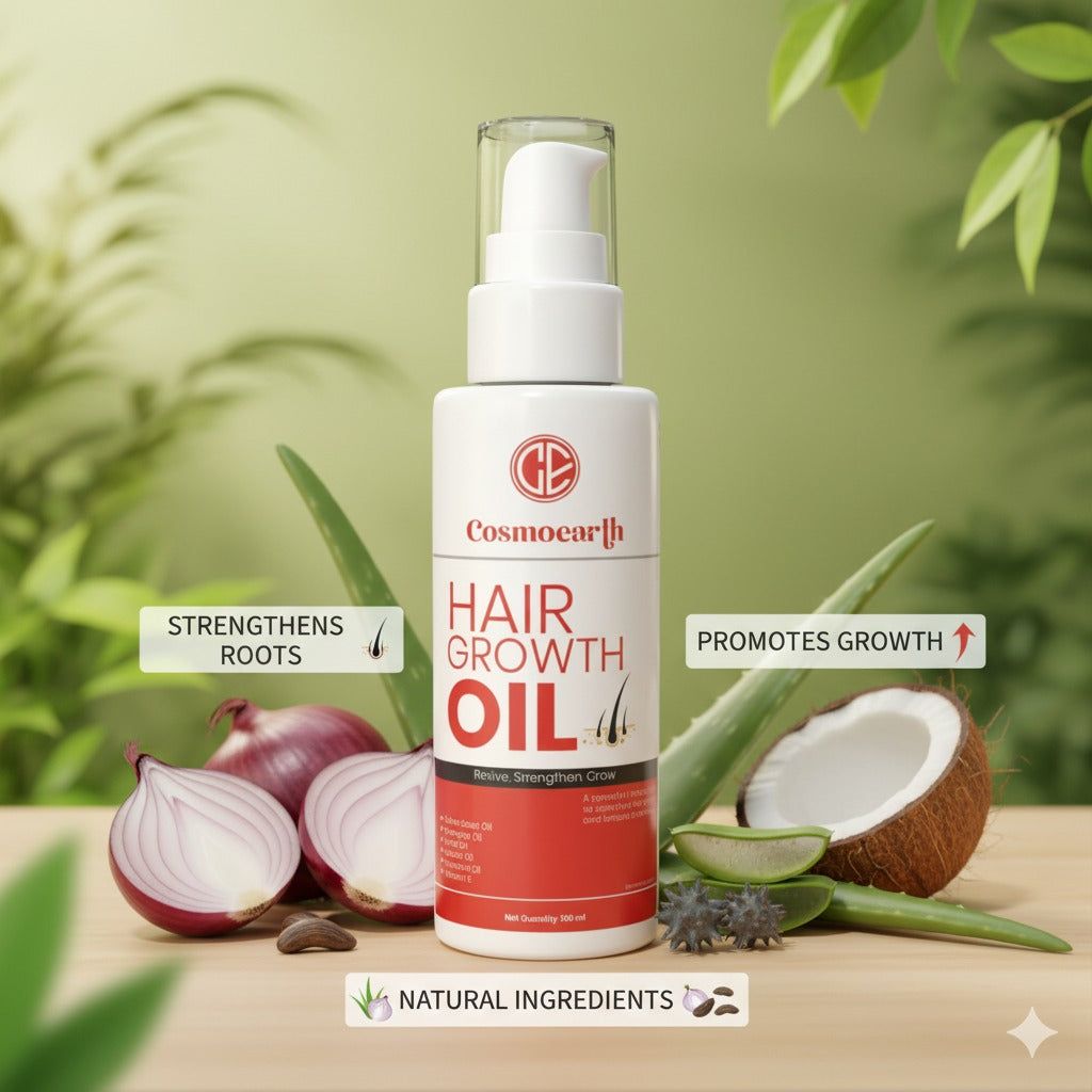 Cosmoearth Hair Growth Oil – Healthy Hair Growth – 100 ml