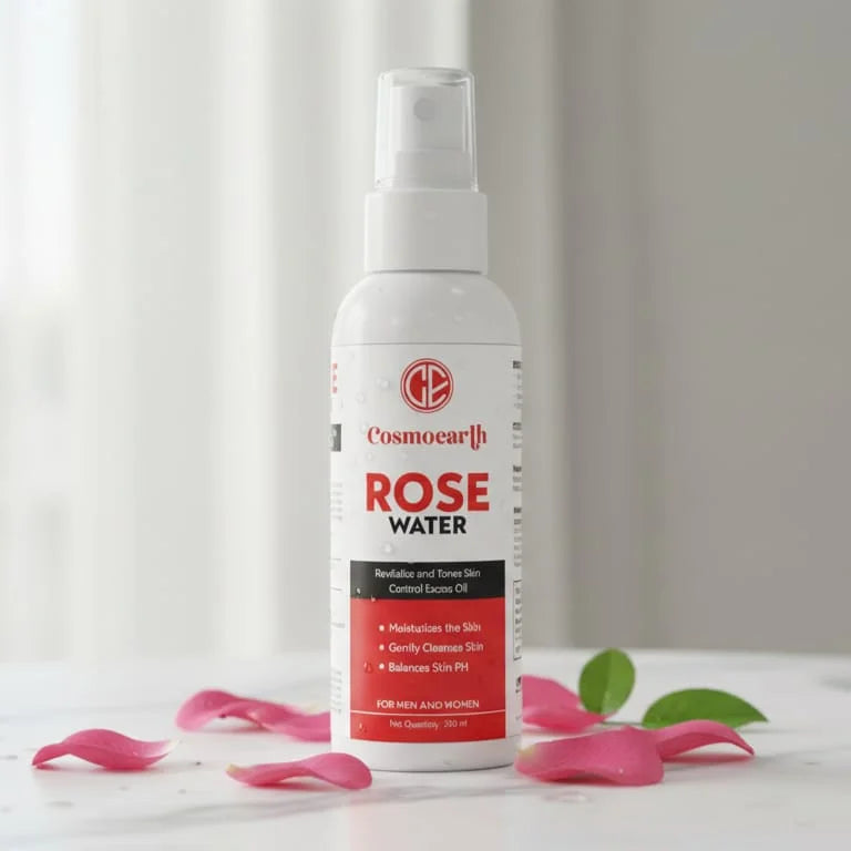 Cosmoearth Rose Water | Natural Toner & Moisturizer | 200ml
