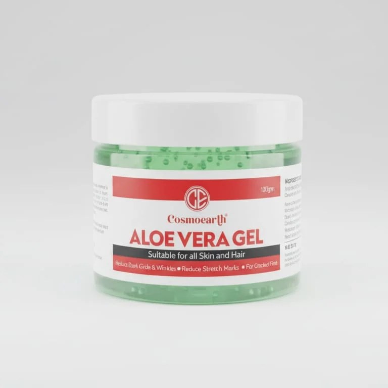 COSMOEARTH Aloe Vera Gel - Reduces Dark Circles, Wrinkles & Stretch Marks - 100 gm